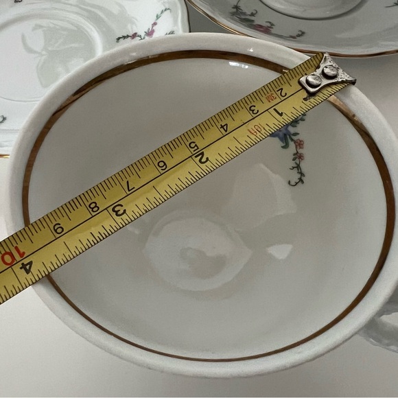 4 Vintage Royal Kent Collection-Poland Tea Cup and Saucer Plates China Floral - Picture 3 of 8